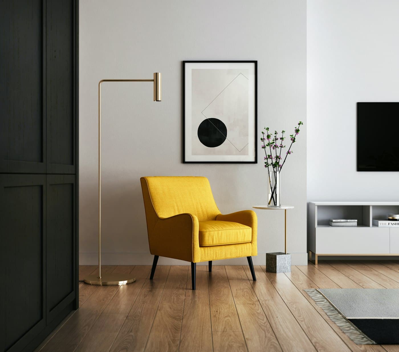 Modern virtual staging style