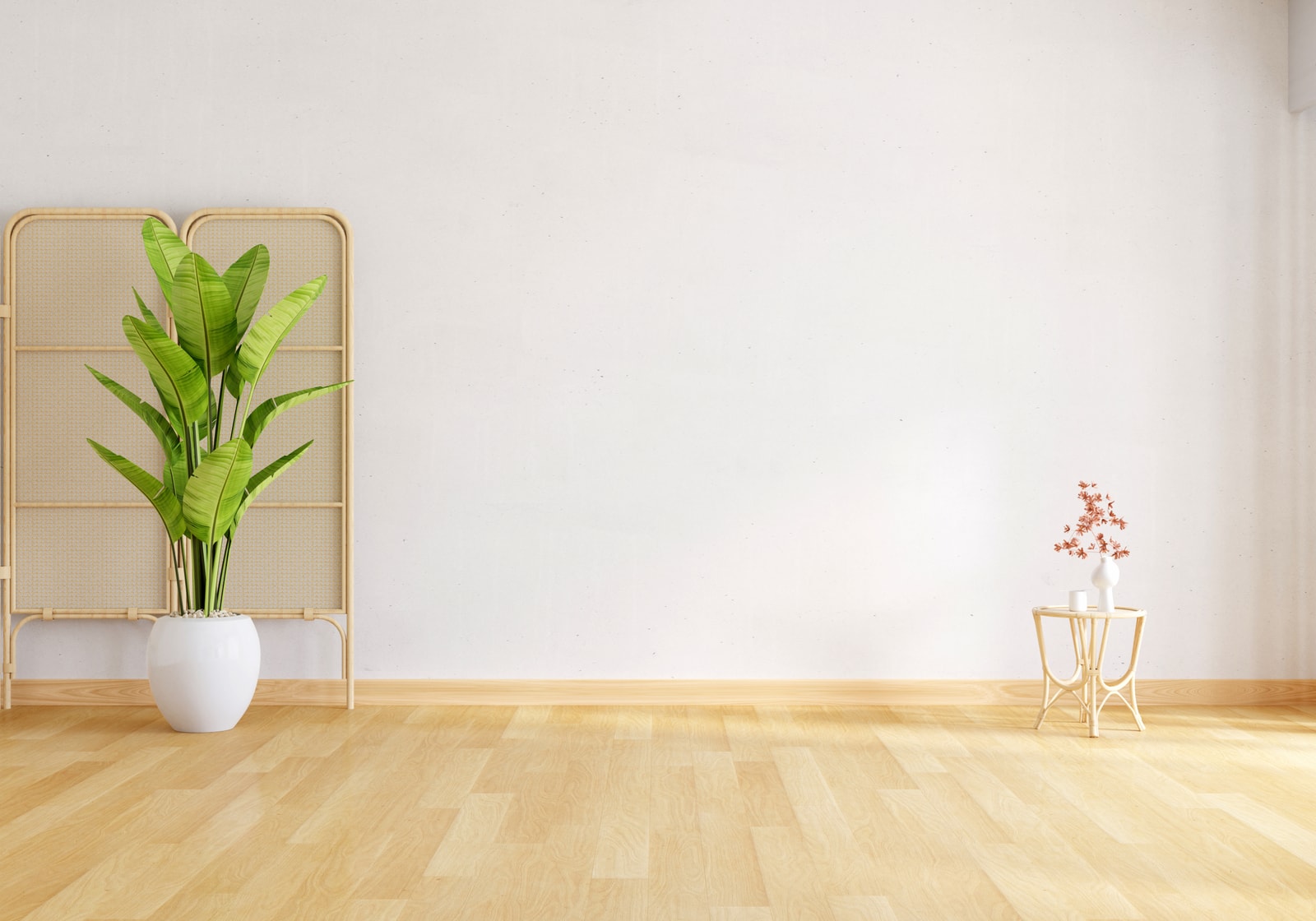 Room photo before virtual staging